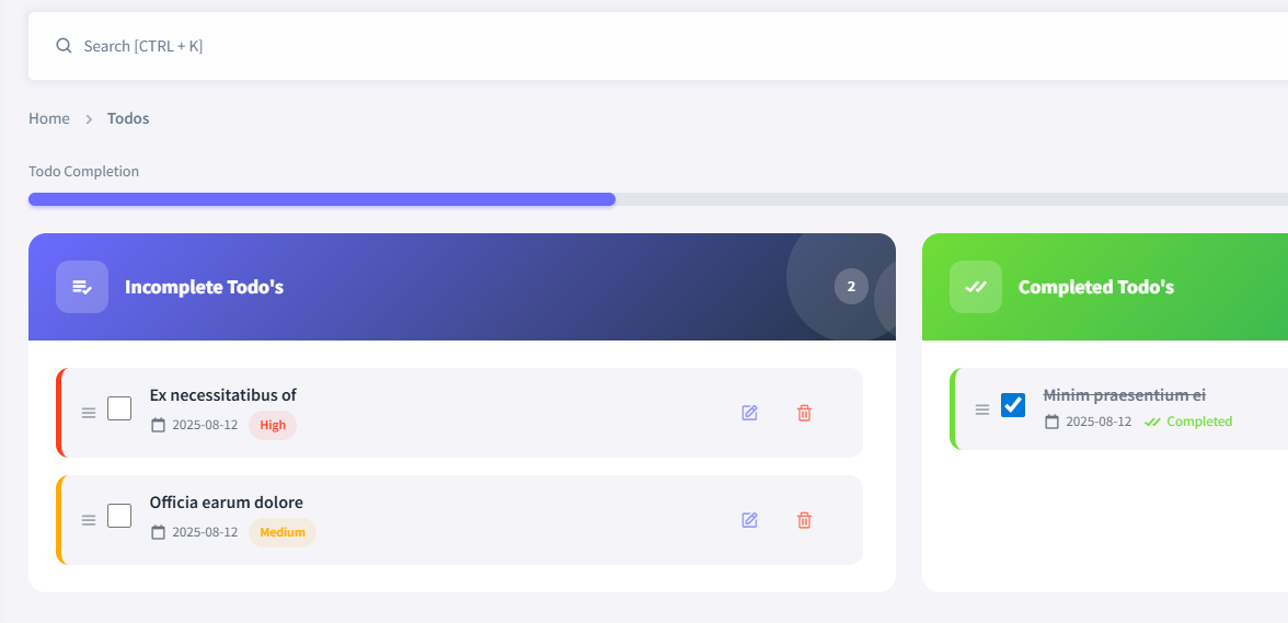 Increased Productivity